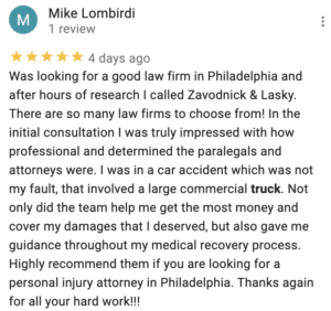 philadelphia truck accident lawyer review