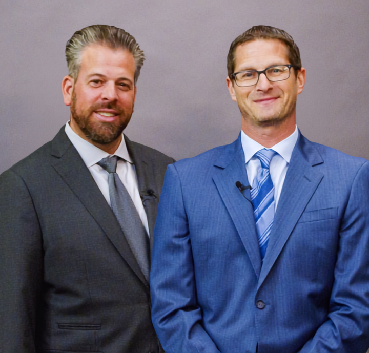 Personal injury lawyers meeting with a client at their office in Center City Philadelphia, PA